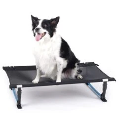 Helinox Hunde Feldbett - Campingliege - Elevated Dog Cot Medium 90x60cm Schwarz