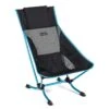 Helinox Campingstuhl Beach Chair (gespreizte Beine Verhindern Ein Einsinken In Den Sand) Schwarz/blau