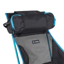 Helinox Campingstuhl Beach Chair (gespreizte Beine Verhindern Ein Einsinken In Den Sand) Schwarz/blau -Günstiges Draussen Herz Geschäft Helinox 12651R2 BeachChair Black Stuhl206 900x900 1