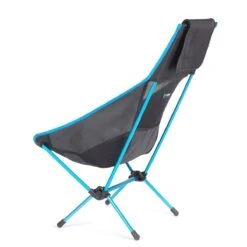 Helinox Campingstuhl Chair Two (hohe Rückenlehne Stützt Rücken, Nacken Und Schulter) Schwarz/blau -Günstiges Draussen Herz Geschäft Helinox 12851R2 Chair Two Black Stuhl203 1200x1200 1