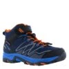 Hi-Tec Wanderschuhe Blackout Mid WP (wasserdicht) Navyblau/hellblau Kinder