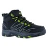 Hi-Tec Wanderschuhe Blackout Mid WP (waterproof/wasserdicht) Schwarz/lime Kinder