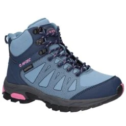 Hi-Tec Wanderschuhe Raven Mid WP (waterproof/wasserdicht) Hellblau Damen