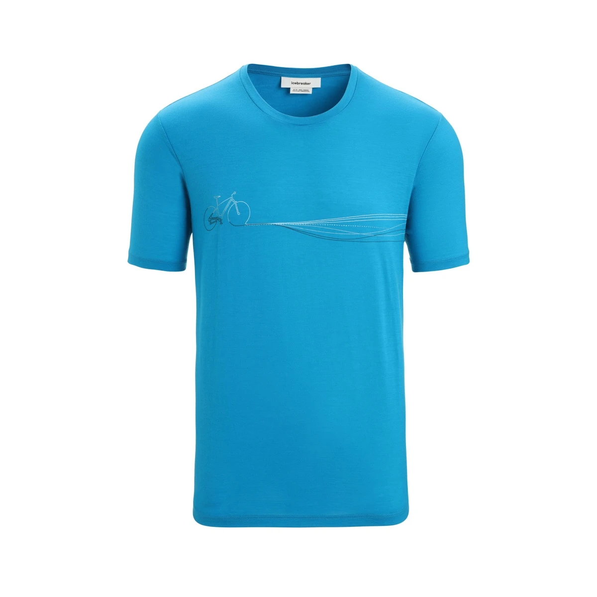 Icebreaker Wander-Tshirt Tech Lite II SS Cadence Paths (100% Merino, Stoffstärke 150 Ultralight) Blau Herren 1 Icebreaker Wander-Tshirt Tech Lite II SS Cadence Paths (100% Merino, Stoffstärke 150 Ultralight) Blau Herren