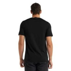 Icebreaker Wander-/Freizeit Tshirt Tech Lite II (100% Wolle, Stoffstärke 150 Ultralight) Schwarz Herren -Günstiges Draussen Herz Geschäft Icebreaker 0A59IY001 Tech Lite II Tshirt 3 1200x1200 1