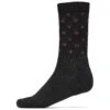 Icebug Wandersocke Crew Active Merinowolle Schwarz/hibiscus - 1 Paar