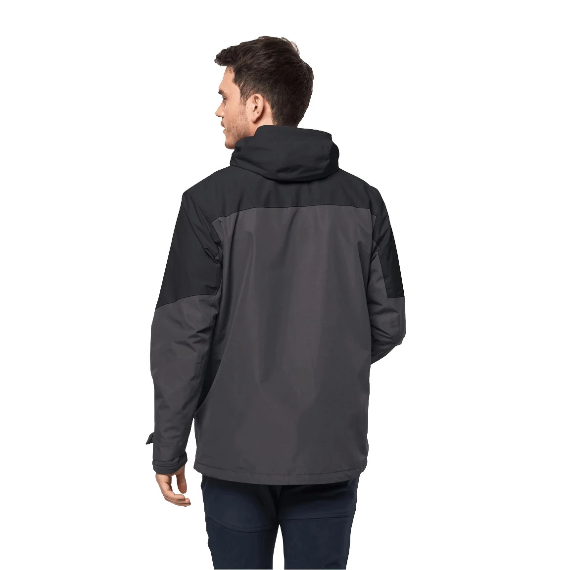 Jack Wolfskin Winterjacke Glaabach 3in1 (wasser- Und Winddicht, Atmungsaktiv, Mit Fleece-Innenjacke) Schwarz Herren 3 Jack Wolfskin Winterjacke Glaabach 3in1 (wasser- Und Winddicht, Atmungsaktiv, Mit Fleece-Innenjacke) Schwarz Herren – Bild 3
