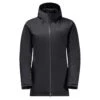 Jack Wolfskin Winterjacke Stirnberg (sehr Wasserdicht, Winddicht, Atmungsaktiv) 2022 Schwarz Damen