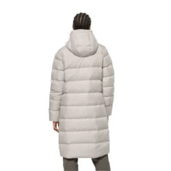Jack Wolfskin Winter-Daunenmantel Frozen Palace Coat (winddicht,wasserabweisend,PFC-frei) 2022 Perlenweiss Damen -Günstiges Draussen Herz Geschäft JACK WOLFSKIN 1204132 5062 JACKE MANTEL frozen palace 3 1200x1200 1