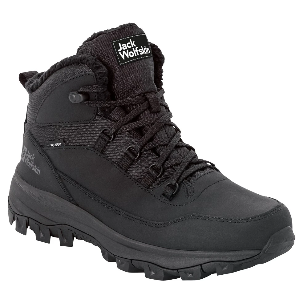 Jack Wolfskin Winterschuhe Everquest Mid Texapore (warm, Wasserdicht, PFC-Frei) Schwarz Herren 1 Jack Wolfskin Winterschuhe Everquest Mid Texapore (warm, Wasserdicht, PFC-Frei) Schwarz Herren