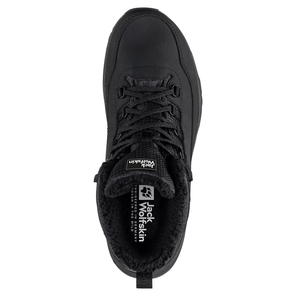 Jack Wolfskin Winterschuhe Everquest Mid Texapore (warm, Wasserdicht, PFC-Frei) Schwarz Herren 2 Jack Wolfskin Winterschuhe Everquest Mid Texapore (warm, Wasserdicht, PFC-Frei) Schwarz Herren – Bild 2