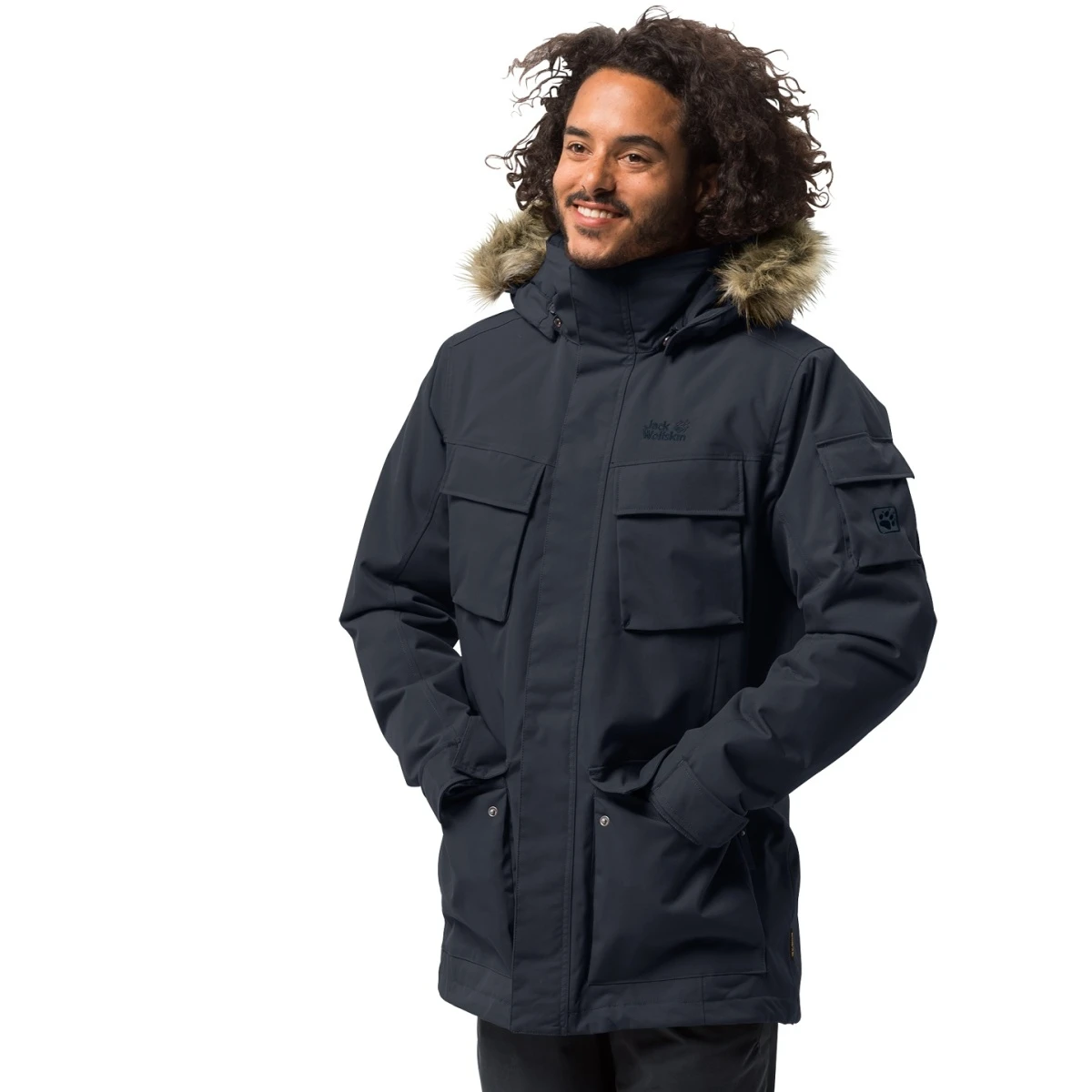 Jack Wolfskin Parka Glacier Canyon (wasser- Und Winddicht, PFC-frei) Dunkelblau Herren 1 Jack Wolfskin Parka Glacier Canyon (wasser- Und Winddicht, PFC-frei) Dunkelblau Herren