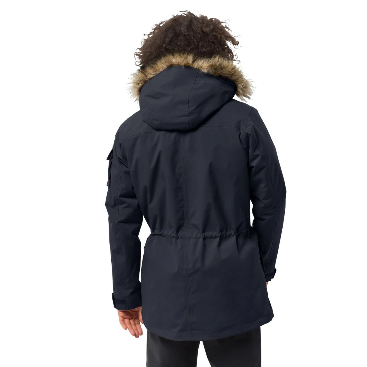 Jack Wolfskin Parka Glacier Canyon (wasser- Und Winddicht, PFC-frei) Dunkelblau Herren 3 Jack Wolfskin Parka Glacier Canyon (wasser- Und Winddicht, PFC-frei) Dunkelblau Herren – Bild 3