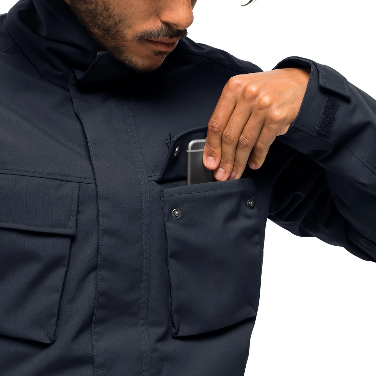 Jack Wolfskin Parka Glacier Canyon (wasser- Und Winddicht, PFC-frei) Dunkelblau Herren 6 Jack Wolfskin Parka Glacier Canyon (wasser- Und Winddicht, PFC-frei) Dunkelblau Herren – Bild 6