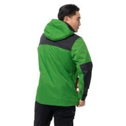 Jack Wolfskin Ganzjahresjacke Jasper Flex (wasserdicht) Grün Herren -Günstiges Draussen Herz Geschäft Jack Wolfskin 1108371 4105 1 jasper flex men208 1200x1200 1