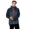 Jack Wolfskin Wander-Funktionsjacke Go Hike (wind-/wasserdicht) Thunderblau Herren