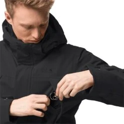 Jack Wolfskin Winterjacke White Frost (wasser- Und Winddicht, PFC-frei) Schwarz Herren -Günstiges Draussen Herz Geschäft Jack Wolfskin 1114371 6000 white frost jacket 205 1024x1024 1