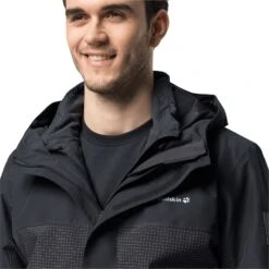 Jack Wolfskin Winterjacke DNA Supernova 3-in-1 (wasserdicht, Winddicht, PFC-frei) Phantomgrau Herren -Günstiges Draussen Herz Geschäft Jack Wolfskin 1114711 6350 dna supernova 3 in 1 m204 820x820 1