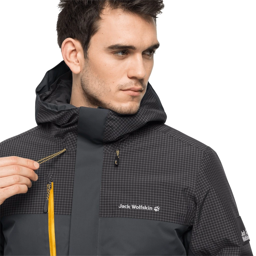 Jack Wolfskin Winter-Wanderjacke DNA Icefall (robust, Wasser-und Winddicht, PFC-frei) Phantomgrau Herren 5 Jack Wolfskin Winter-Wanderjacke DNA Icefall (robust, Wasser-und Winddicht, PFC-frei) Phantomgrau Herren – Bild 5
