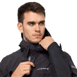 Jack Wolfskin Wanderjacke DNA Rhapsody Mit Systemreissverschluss - Wasserdicht, Winddicht, PFC-frei - Phantomgrau Herren -Günstiges Draussen Herz Geschäft Jack Wolfskin 1114911 6350 dna rhapsody jacke206 1024x1024 1