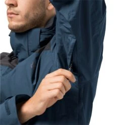 Jack Wolfskin Wanderjacke Activate Tour (Wetterschutzjacke, Wasserdicht, Winddicht, PFC-frei) Dunkelblau Herren -Günstiges Draussen Herz Geschäft Jack Wolfskin 1115001 1383 activate tour jacket m206 1200x1200 1