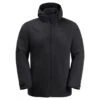 Jack Wolfskin Winterjacke Taubenberg 3in1 (wasser- Und Winddicht, Fleece-Innenjacke) Schwarz Herren