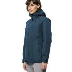 Jack Wolfskin Winterjacke Bergland 3in1 (sehr Warm, Wasser-und Winddicht) Korallenblau Damen -Günstiges Draussen Herz Geschäft Jack Wolfskin 1115581 4133 Bergland 3in1 Jacke2010 1200x1200 1
