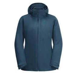 Jack Wolfskin Winterjacke Bergland 3in1 (sehr Warm, Wasser-und Winddicht) Korallenblau Damen -Günstiges Draussen Herz Geschäft Jack Wolfskin 1115581 4133 Bergland 3in1 Jacke202 1200x1200 1