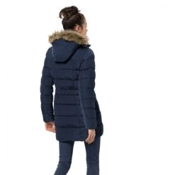 Jack Wolfskin Wintermantel Baffin Island Dunkelblau Damen -Günstiges Draussen Herz Geschäft Jack Wolfskin 1203332 1910 baffin island coat203 1200x1200 1