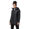 Jack Wolfskin Winter-Daunenmantel Atmosphere (sehr Warm, Winddicht, PFC-frei) Schwarz Damen