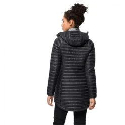 Jack Wolfskin Winter-Daunenmantel Atmosphere (sehr Warm, Winddicht, PFC-frei) Schwarz Damen -Günstiges Draussen Herz Geschäft Jack Wolfskin 1204691 6000 atmosphere coat w black204 1200x1200 1