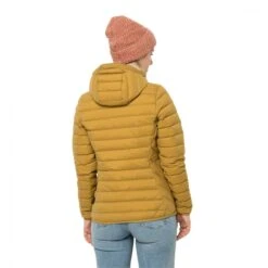 Jack Wolfskin Winter-Daunenjacke Glowing Mountain Jacket (winddicht, Warm, PFC-frei) Gelb Damen -Günstiges Draussen Herz Geschäft Jack Wolfskin 1206161 5205 glowing mountain jacket w204 1200x1200 1