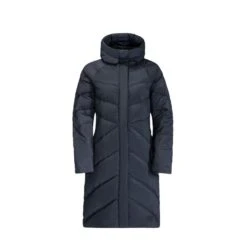 Jack Wolfskin Wintermantel Marienplatz Coat (winddicht, Sehr Wasserabweisend) Dunkelblau Damen -Günstiges Draussen Herz Geschäft Jack Wolfskin 1206971 1010 Marienplatz Mantel202 756x756 1