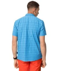 Jack Wolfskin Wander- Und Reisehemd Kurzarm Rays Hellblau Herren -Günstiges Draussen Herz Geschäft Jack Wolfskin 1401552 7297 rays stretch vent203 1200x1200 1