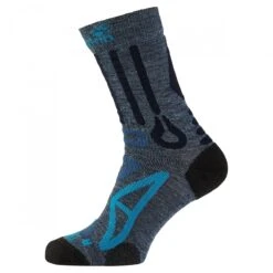 Jack Wolfskin Trekkingsocke Crew Pro Classic Cut (gute Dämpfung+Polsterung) Nachtblau - 1 Paar