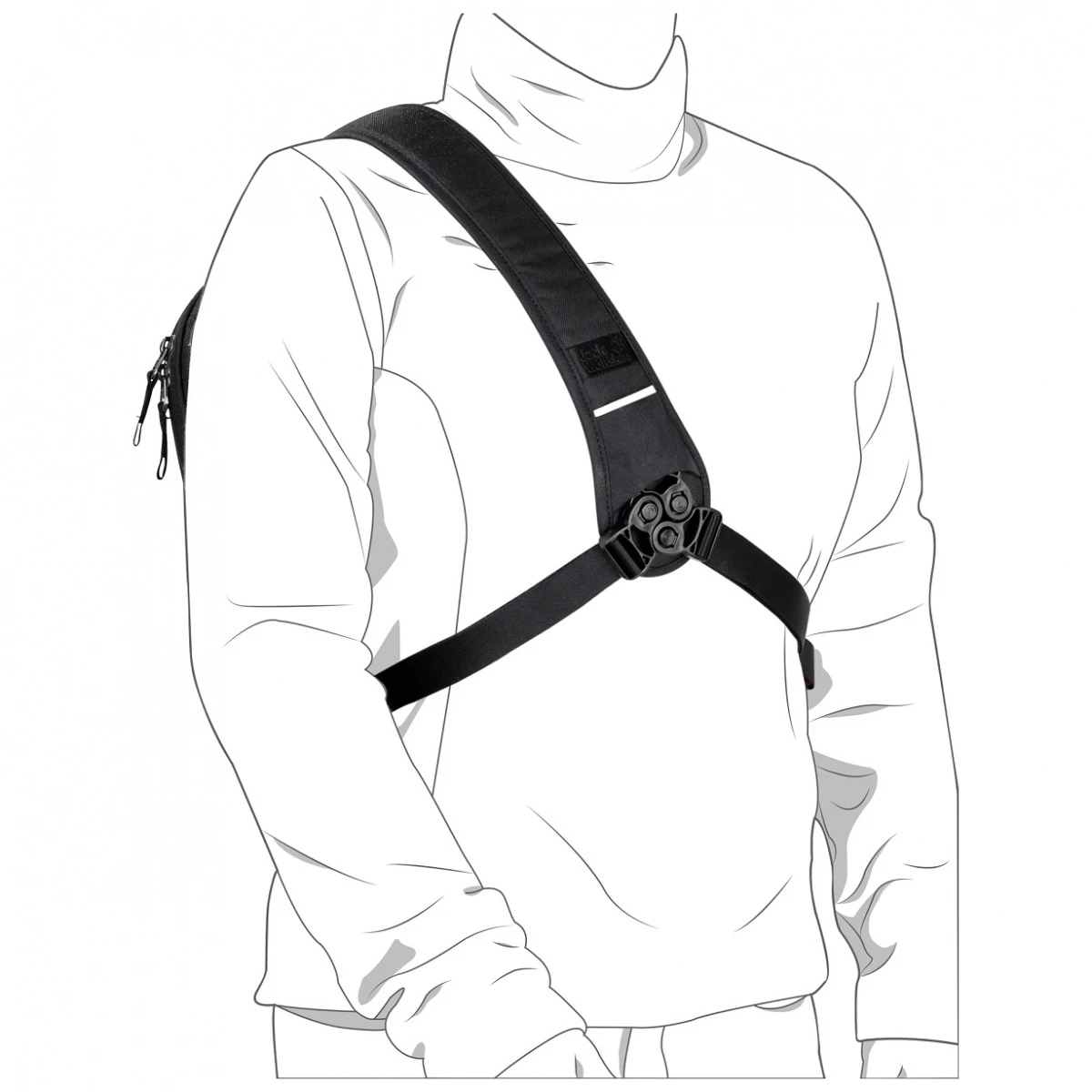 Jack Wolfskin Sparksling Schwarz 8 Liter 2 Jack Wolfskin Sparksling Schwarz 8 Liter – Bild 2