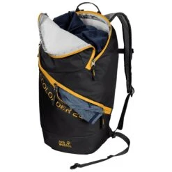 Jack Wolfskin Rucksack Ecoloader Schwarz/gelb 24 Liter -Günstiges Draussen Herz Geschäft Jack Wolfskin 2009251 6000 ecoloader 24 pack203 1200x1200 2