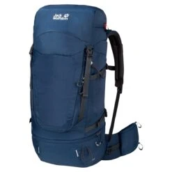 Jack Wolfskin Trekkingrucksack Highland Trail (Mehrtagestouren) 55+5 Liter Dunkelblau