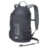 Jack Wolfskin Fahrrad-/ Multisportrucksack Velocity (Helmfixierung, PFC-frei) Ebonygrau 12 Liter