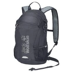 Jack Wolfskin Fahrrad-/ Multisportrucksack Velocity (Helmfixierung, PFC-frei) Ebonygrau 12 Liter