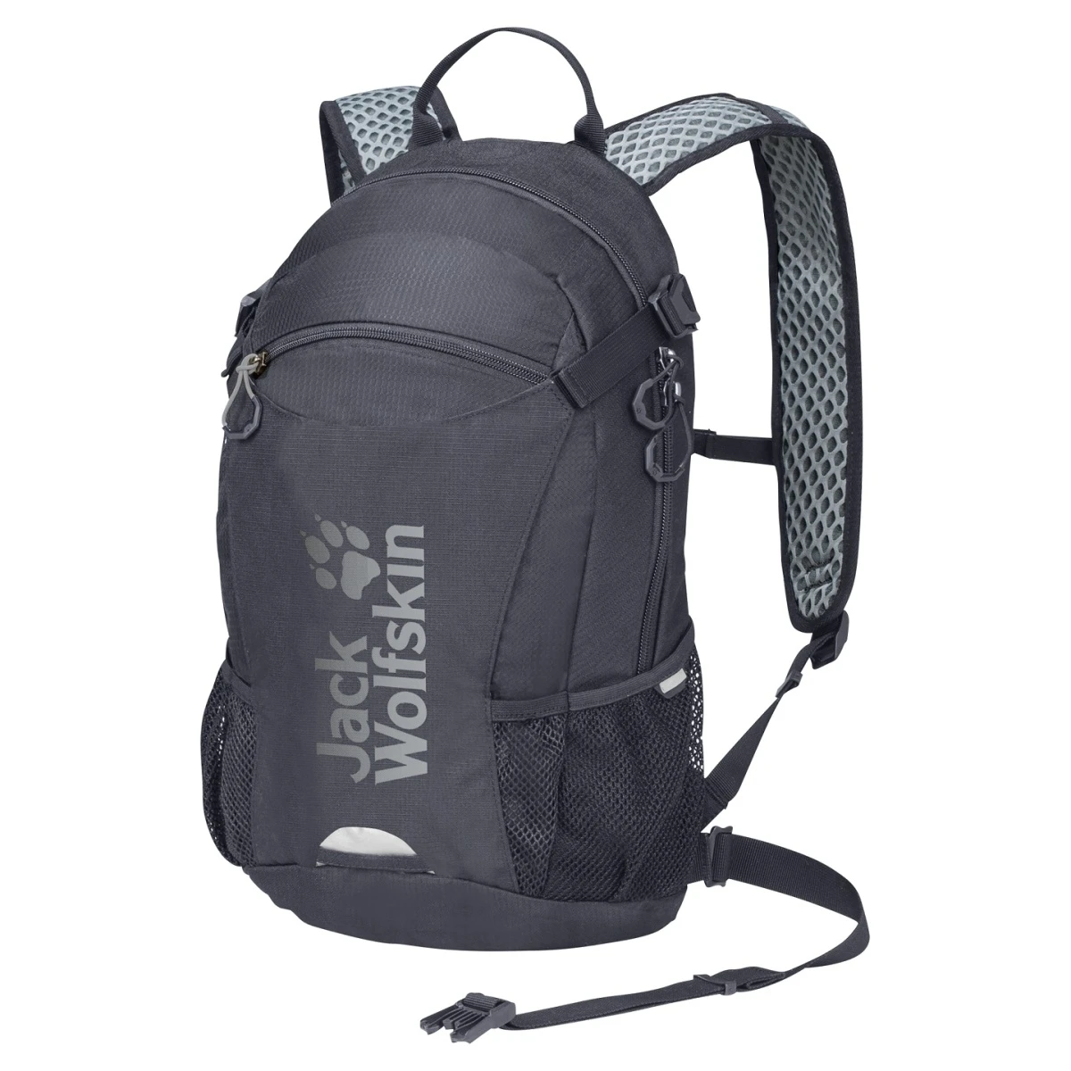 Jack Wolfskin Fahrrad-/ Multisportrucksack Velocity (Helmfixierung, PFC-frei) Ebonygrau 12 Liter 1 Jack Wolfskin Fahrrad-/ Multisportrucksack Velocity (Helmfixierung, PFC-frei) Ebonygrau 12 Liter