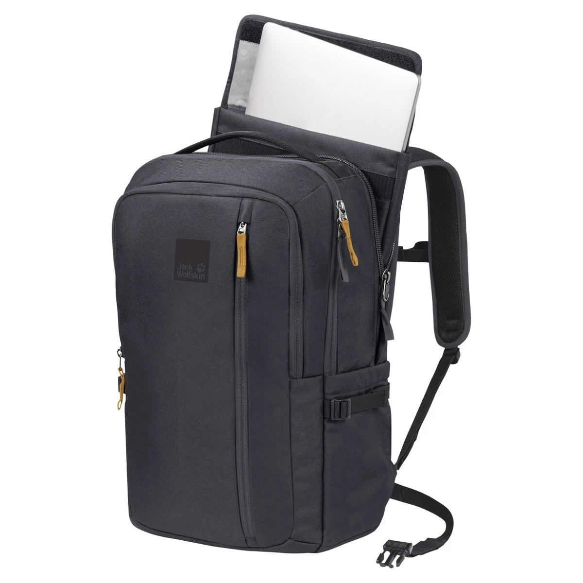 Jack Wolfskin Alltags-Rucksack Jack Pot De Luxe Schwarz 32 Liter 4 Jack Wolfskin Alltags-Rucksack Jack Pot De Luxe Schwarz 32 Liter – Bild 4