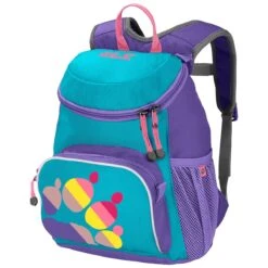Jack Wolfskin Rucksack Little Joe (PFC-frei, Ab 2 Jahre, 11 Liter) Kleinkinder Violett/aquablau