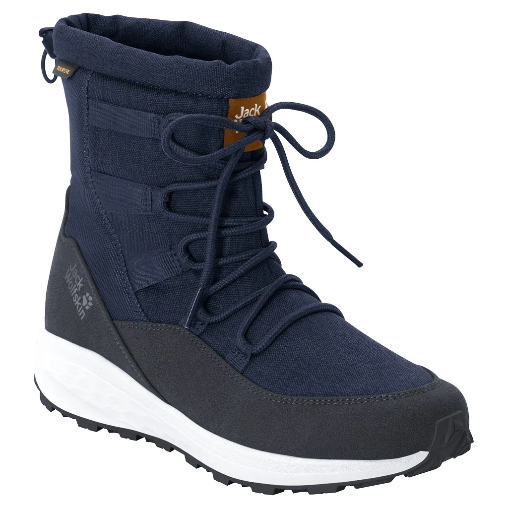 Jack Wolfskin Winterstiefel Nevada Mid Texapore - Fleecefutter, Leicht, Mittelhoch - Dunkelblau Damen 1 Jack Wolfskin Winterstiefel Nevada Mid Texapore - Fleecefutter, Leicht, Mittelhoch - Dunkelblau Damen