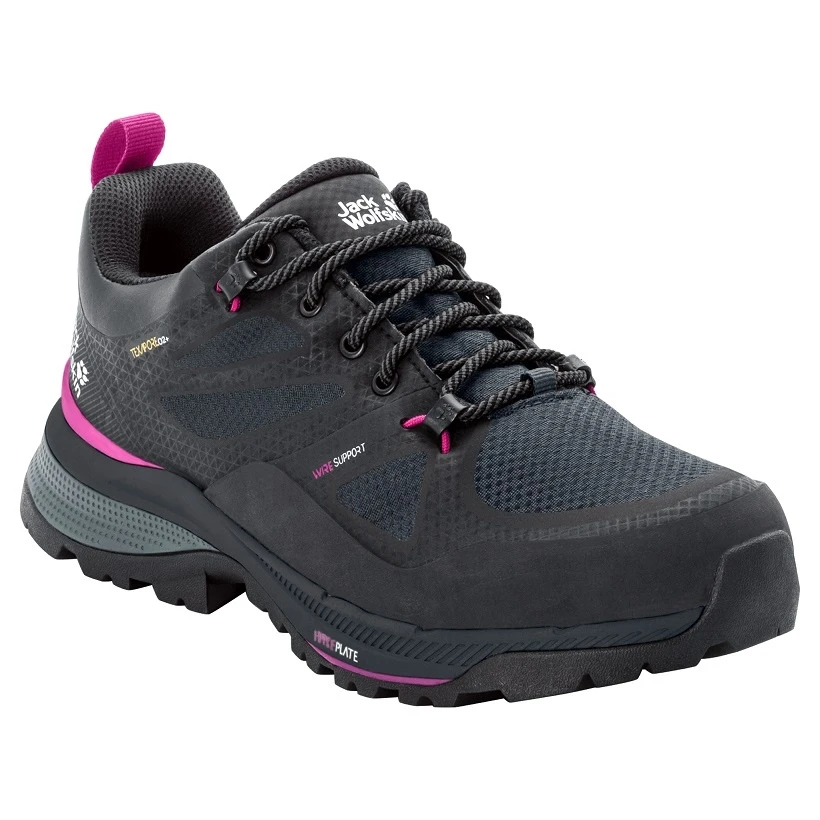 Jack Wolfskin Wanderschuhe Force Striker Low Texapore Wasserdicht Phantomgrau Damen 1 Jack Wolfskin Wanderschuhe Force Striker Low Texapore Wasserdicht Phantomgrau Damen