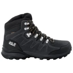 Jack Wolfskin Wanderschuhe Refugio Mid Texapore (Veloursleder, Wasserdicht) Phantomgrau Herren -Günstiges Draussen Herz Geschäft Jack Wolfskin 4049841 6357 refugio texapore mid204 1024x1024 1