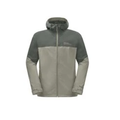 Jack Wolfskin Regenjacke Weiltal 2-Lagen (Wetterschutzjacke, Wasserdicht, Winddicht) Mistygrün Herren -Günstiges Draussen Herz Geschäft Jack Wolfskin Regenjacke Weiltal 1115891 5150 4 1200x1200 1