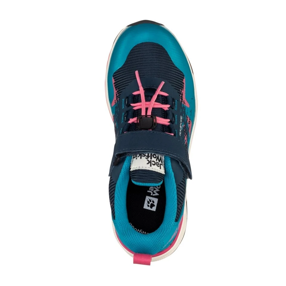Jack Wolfskin Wanderschuhe Villi Hiker Texapore Low (wasserdicht, Atmungsaktiv) Darkblau/pink Kinder 2 Jack Wolfskin Wanderschuhe Villi Hiker Texapore Low (wasserdicht, Atmungsaktiv) Darkblau/pink Kinder – Bild 2