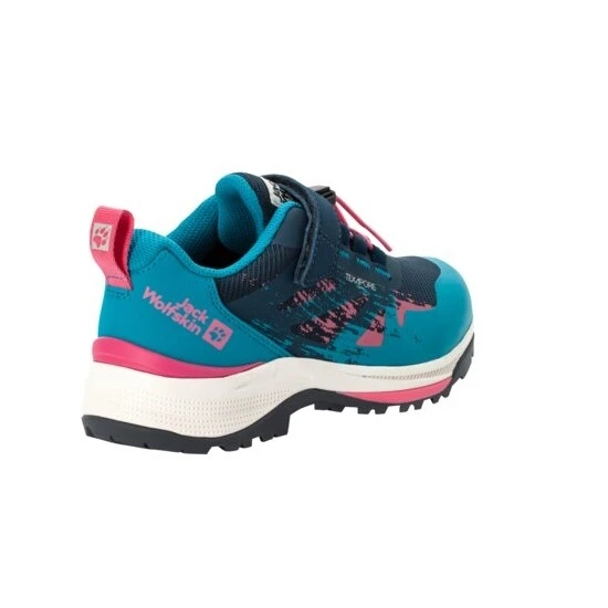 Jack Wolfskin Wanderschuhe Villi Hiker Texapore Low (wasserdicht, Atmungsaktiv) Darkblau/pink Kinder 4 Jack Wolfskin Wanderschuhe Villi Hiker Texapore Low (wasserdicht, Atmungsaktiv) Darkblau/pink Kinder – Bild 4