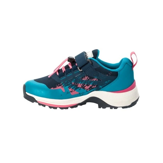Jack Wolfskin Wanderschuhe Villi Hiker Texapore Low (wasserdicht, Atmungsaktiv) Darkblau/pink Kinder 5 Jack Wolfskin Wanderschuhe Villi Hiker Texapore Low (wasserdicht, Atmungsaktiv) Darkblau/pink Kinder – Bild 5